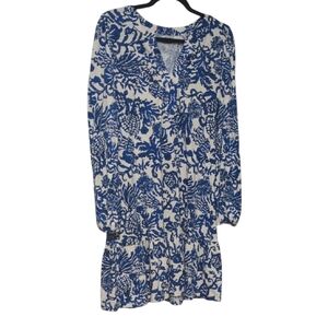 Lilly Pulitzer Alyssa A-Line Dress in Deeper Coconut Ride With Me SizeS